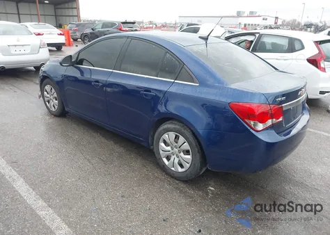 2012 Chevrolet Cruze Ls from USA, damaged, VIN 1G1PD5SH9C7220258